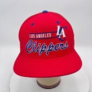 Adidas Los Angeles Clippers LAC NBA Red Blue Ebroidered Snapback Cap Hat